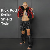 Thai Boxing Pads - Thai Kick Pad Strike Shield Twin 2 Pack - PRO Curved Pair Pads Boxing Karate MMA Training Equipment Muay Thai Focus Hook Sports & Outdoor - Tophatter Daily Deals