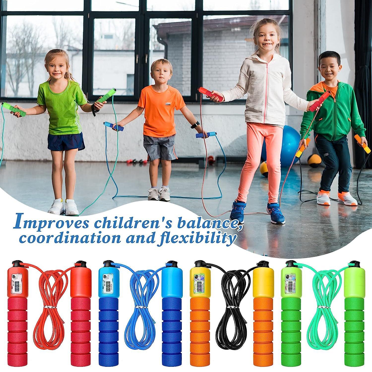 Best Skipping Rope for Beginners - Skipping Rope With Counter Jump Exercise Boxing Gym Fitness Workout Adult Kids Sports & Outdoor - Tophatter Daily Deals