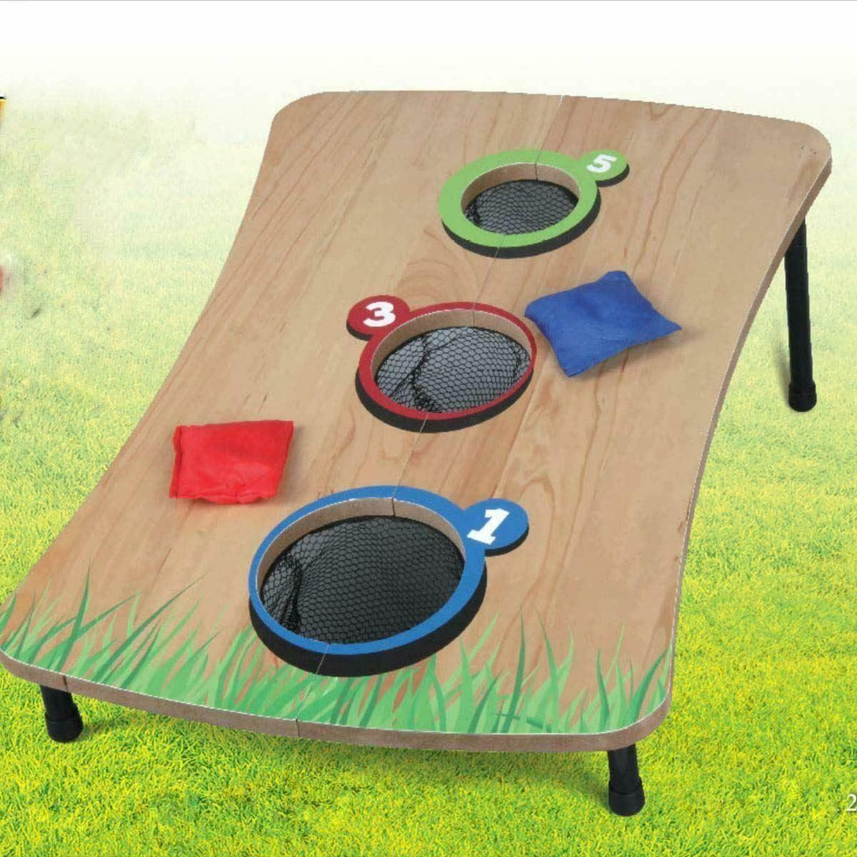 Corn Board Hole Sets UK - Kids Bean Bag Toss Game Set Family Garden Fun Sports & Outdoor - Tophatter Daily Deals