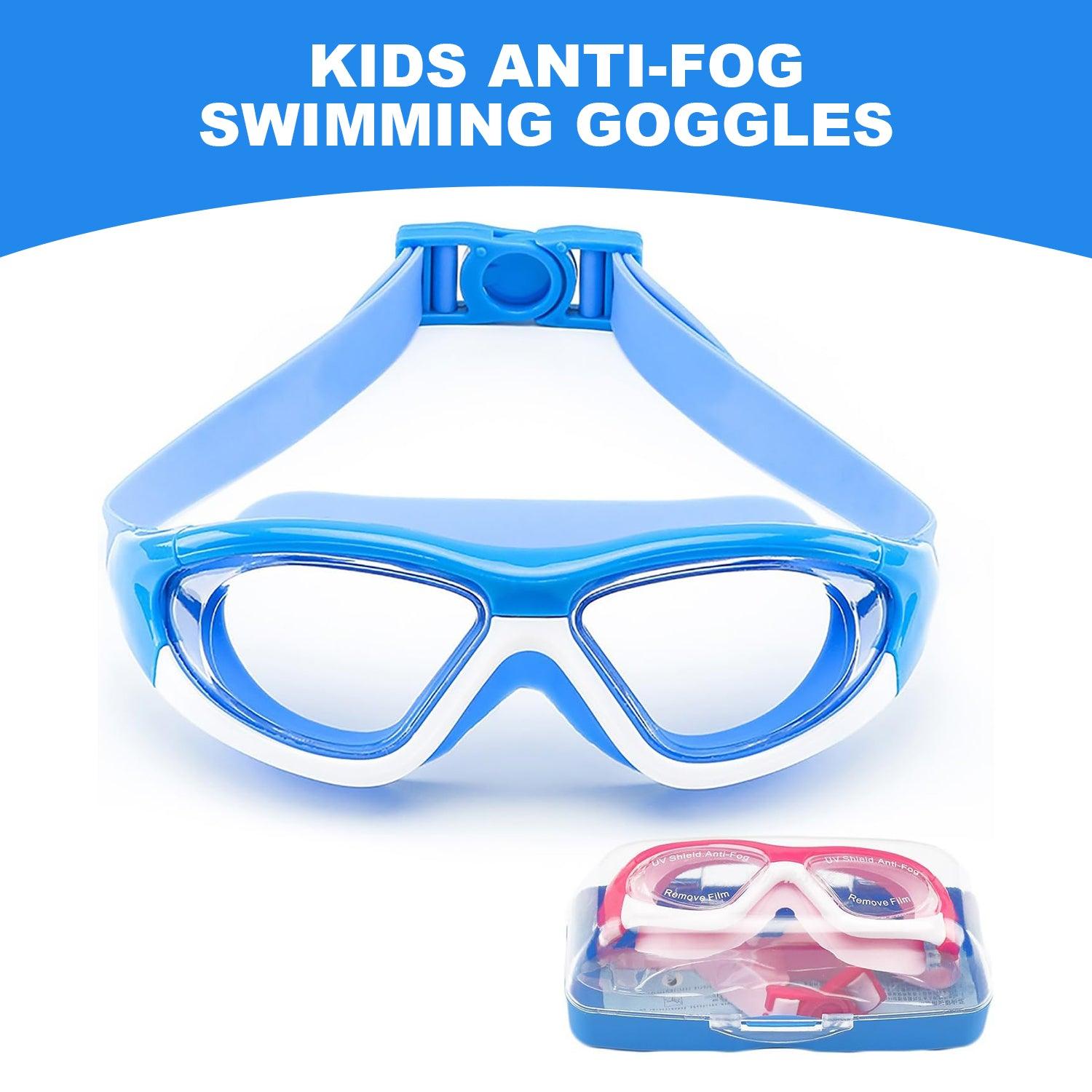 Swim Goggles Anti Fog - Kids Anti-Fog Swimming Goggles Pool Swim Adjustable Glasses Children Boys Girls Baby Health & Grooming Kits - Tophatter Daily Deals