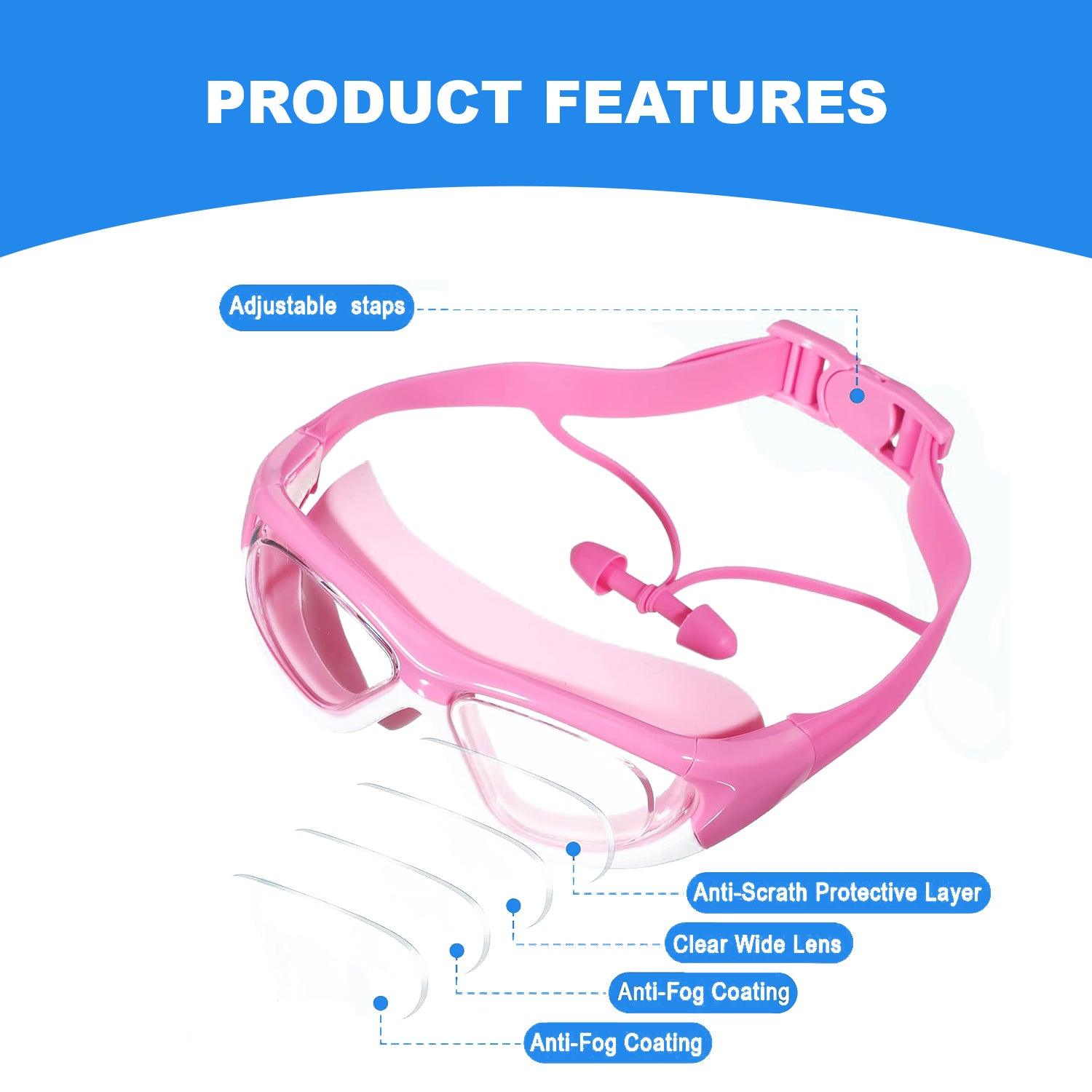 Swim Goggles Anti Fog - Kids Anti-Fog Swimming Goggles Pool Swim Adjustable Glasses Children Boys Girls Baby Health & Grooming Kits - Tophatter Daily Deals