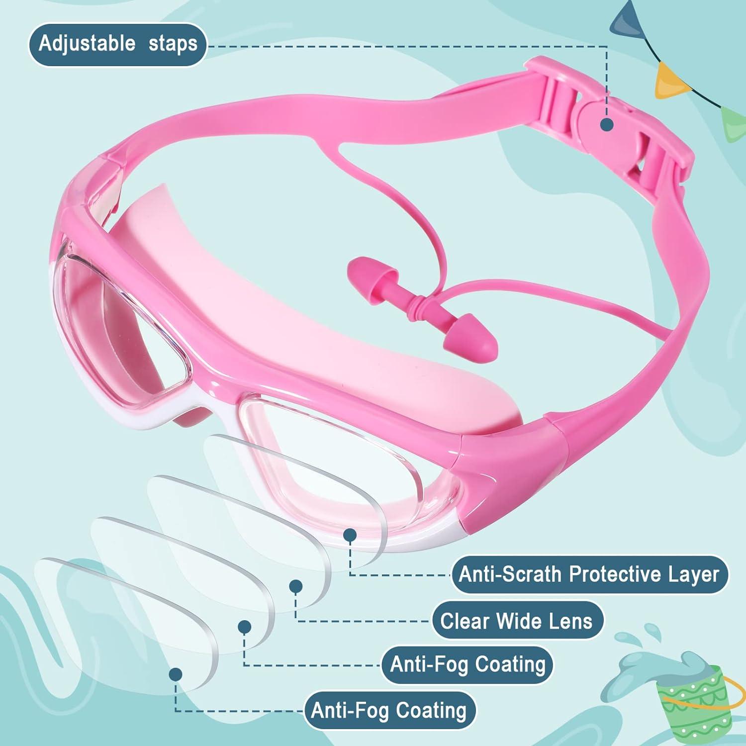 Swim Goggles Anti Fog - Kids Anti-Fog Swimming Goggles Pool Swim Adjustable Glasses Children Boys Girls Baby Health & Grooming Kits - Tophatter Daily Deals
