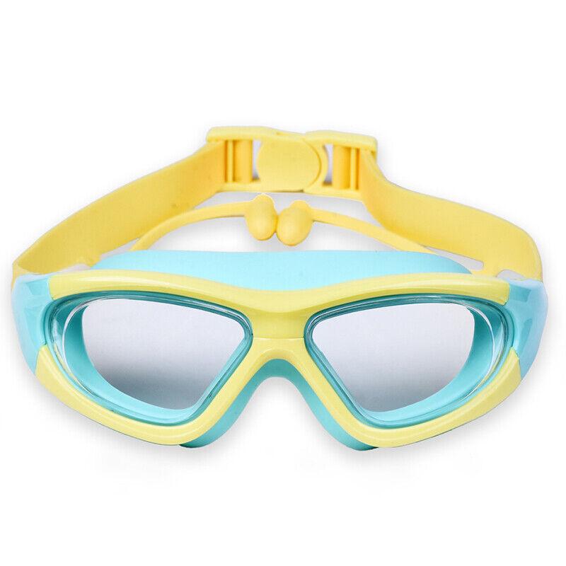 Swim Goggles Anti Fog - Kids Anti-Fog Swimming Goggles Pool Swim Adjustable Glasses Children Boys Girls Yellow Earplug Attached Baby Health & Grooming Kits - Tophatter Daily Deals