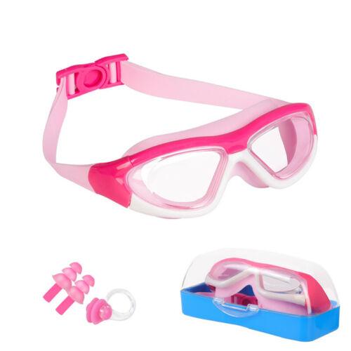 Swim Goggles Anti Fog - Kids Anti-Fog Swimming Goggles Pool Swim Adjustable Glasses Children Boys Girls Pink Earplug Not Attached Baby Health & Grooming Kits - Tophatter Daily Deals