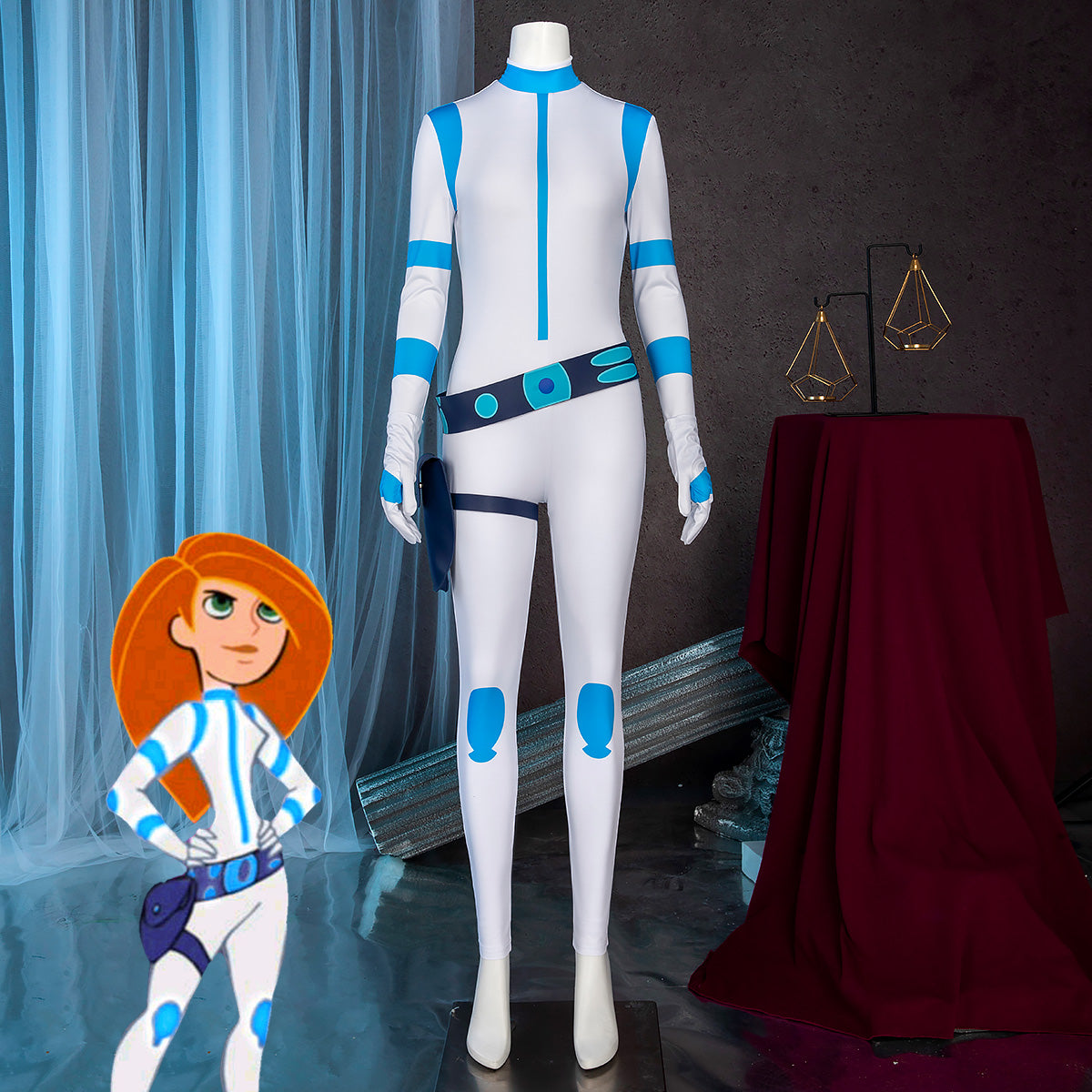 Kim Possible Battle Suit Cosplay Costume Costume - Tophatter Daily Deals