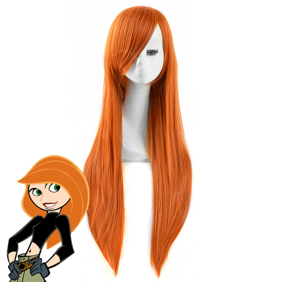 Kim Possible Kim Possible Orange Cosplay Wig Wig - Tophatter Daily Deals