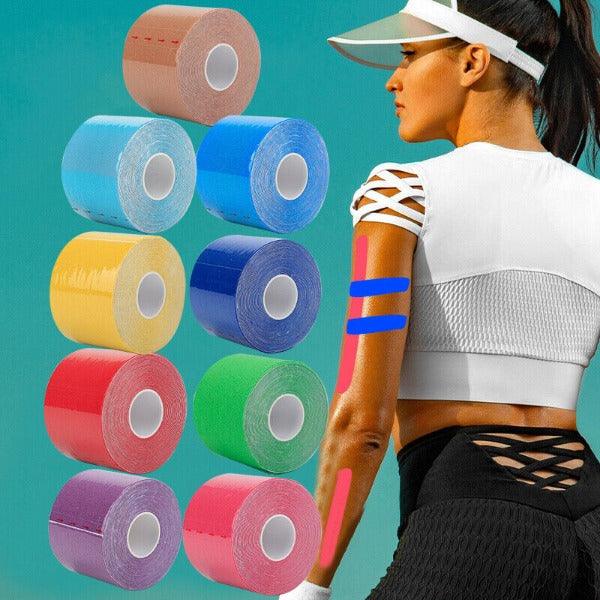 Face Tape for Wrinkles - Facelift Tape UK - Kinesiology Tape For Face V Line Neck Eyes Lifting Wrinkle Remover Sticker Exercise & Fitness - Tophatter Daily Deals