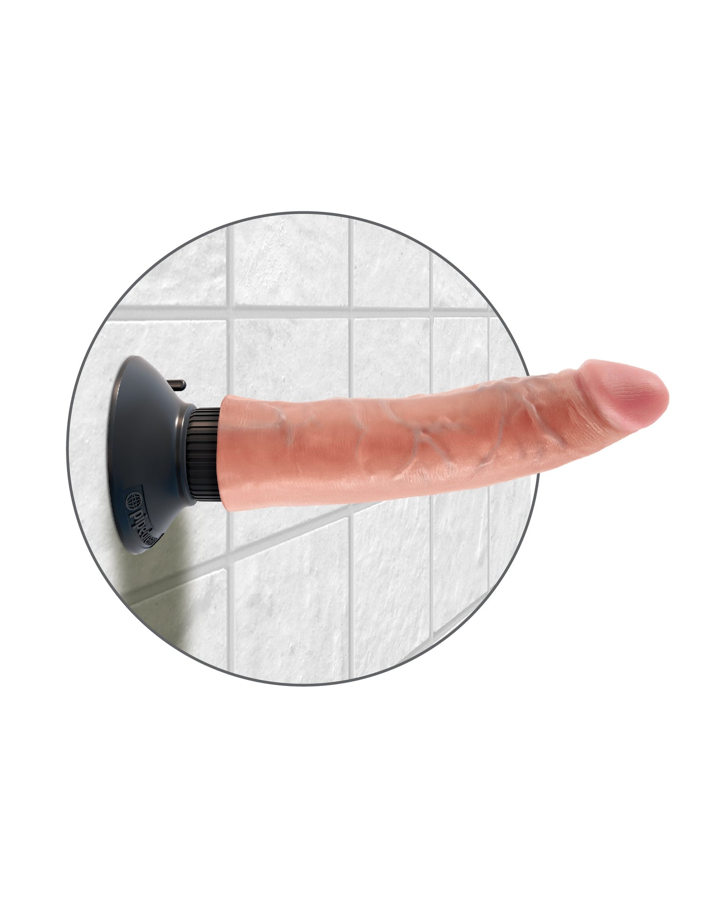 King Cock 7 Inch Vibrating Cock 17.8 Centimeter Vibrating Dong > Vibrators > Realistic Vibrators - Tophatter Daily Deals