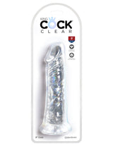 King Cock Clear 8 Inch Realistic Dildo – Transparent Realistic Dildo 8 Inch > Dildos > Realistic Dildos - Tophatter Daily Deals