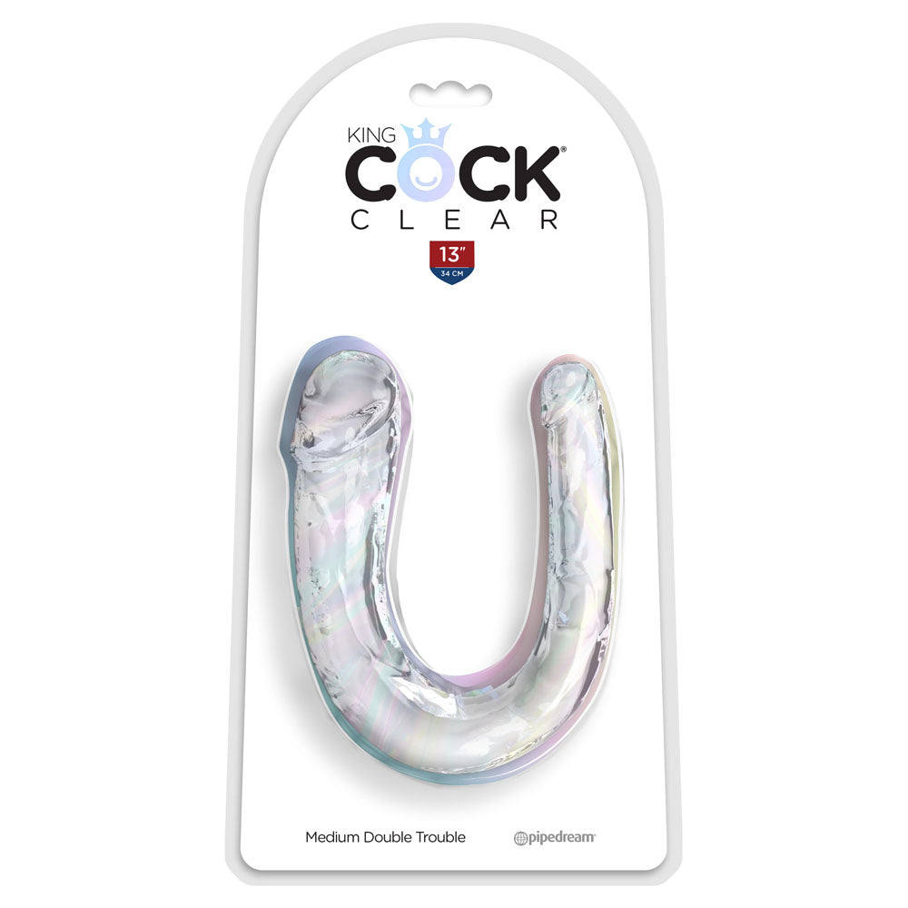 King Cock Medium Double Trouble Double Dildo > Dildos > Double Dildos - Tophatter Daily Deals