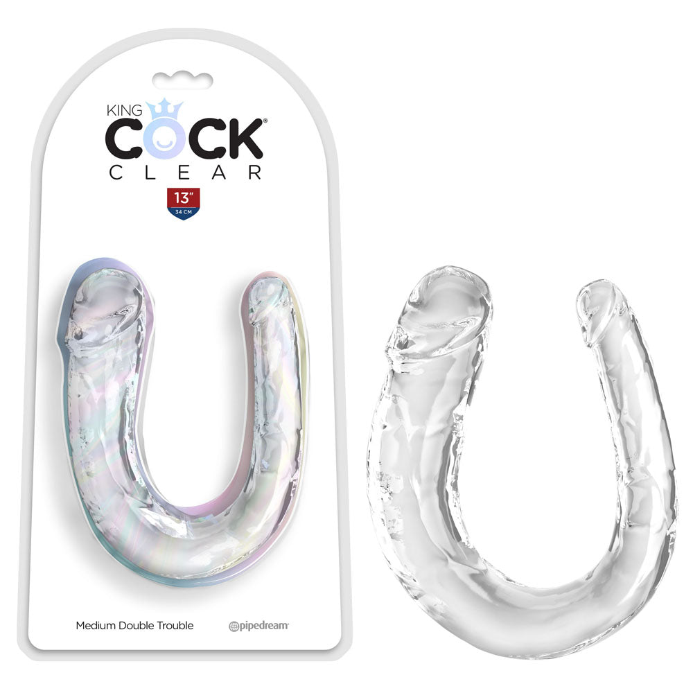 King Cock Medium Double Trouble Double Dildo > Dildos > Double Dildos - Tophatter Daily Deals