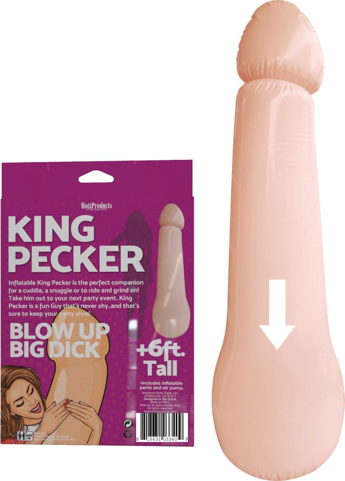 King Pecker Inflatable Doll – Giant Inflatable > Novelties > Bachelor & Bachelorette Items - Tophatter Daily Deals