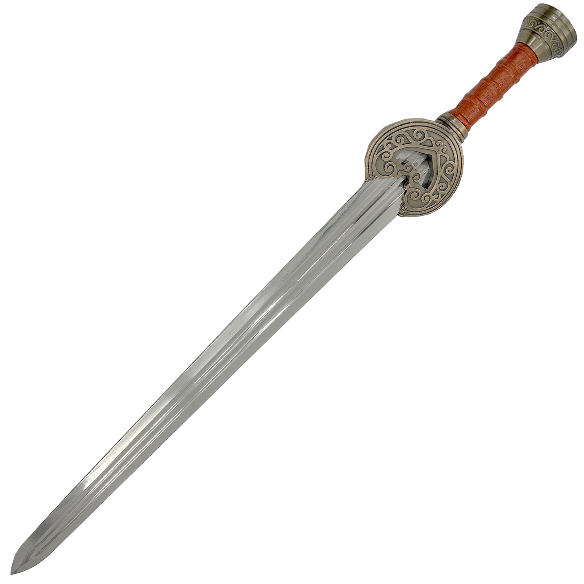 LOTR King Theoden Sword of Rohan with Display Plaque Foam Products - Tophatter Daily Deals
