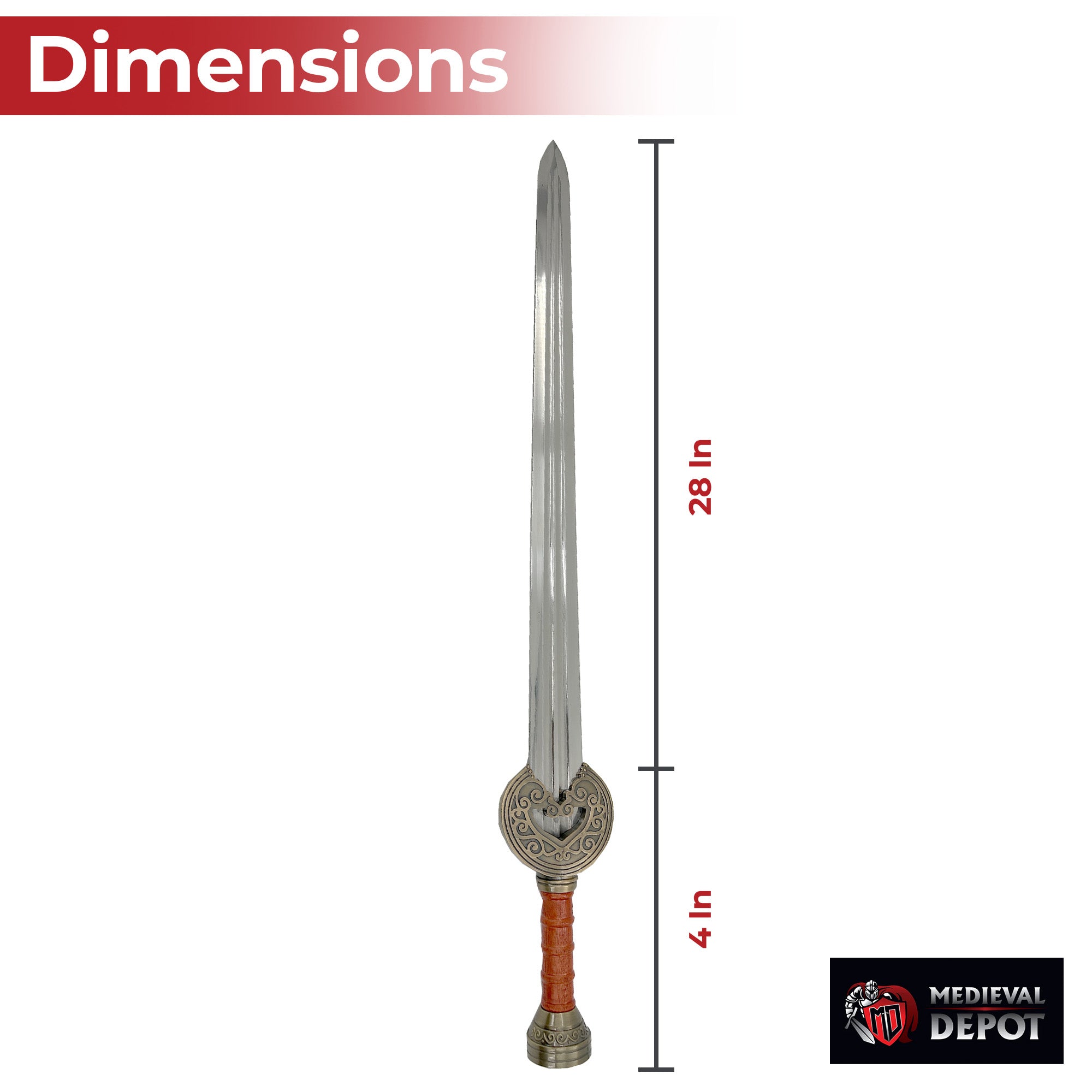 LOTR King Theoden Sword of Rohan with Display Plaque Foam Products - Tophatter Daily Deals