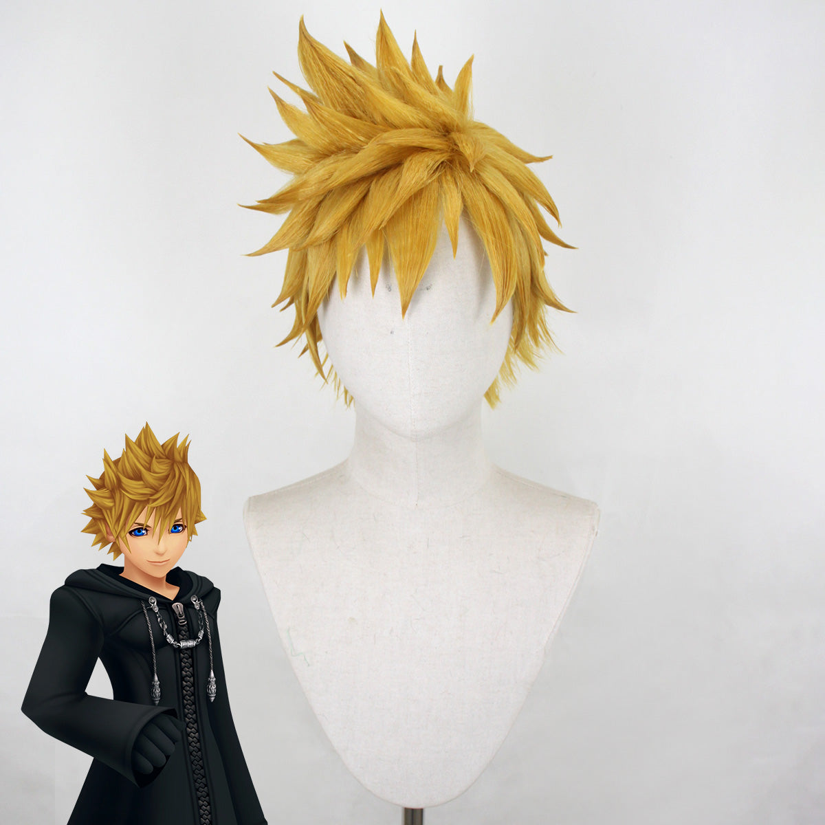 Kingdom Hearts Roxas Rokusasu Brown Cosplay Wig Wig - Tophatter Daily Deals