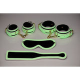 Kink In The Dark Glowing Bondage Set Fluorescent Green > Bondage Gear > Bondage Kits - Tophatter Daily Deals