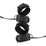 Kinky Bondage Set 5 Piece in Black Faux Leather > Bondage Gear > Bondage Kits - Tophatter Daily Deals