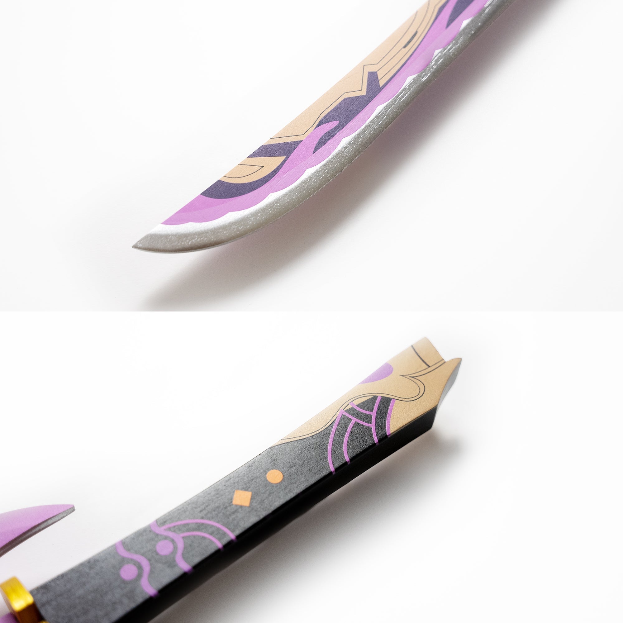 Kamisato Ayaka's "Kirigiri no Kaikou" Mistsplitter Reforged (wood) Video Game Sword - Tophatter Daily Deals