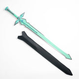 Kirito's "Dark Repulser" Sword (Leather Sheath) Turquoise (Large) Anime Sword - Tophatter Daily Deals