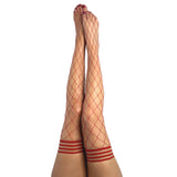 Kixies Claudia Large Diamond Fishnet Thigh Highs Size B > Clothes > Hosiery > Stockings - Tophatter Daily Deals