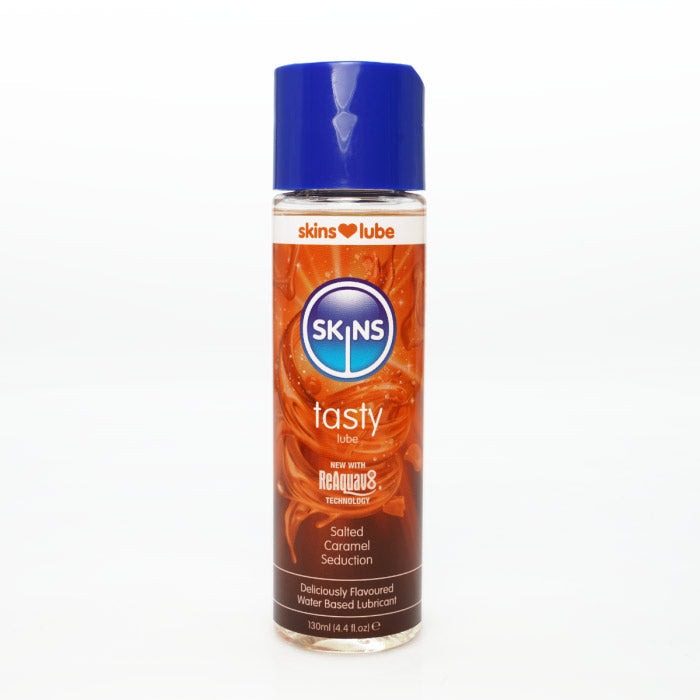 Skins Salted Caramel Waterbased Seduction Lubricant 130ml > Lube > Flavoured - Tophatter Daily Deals
