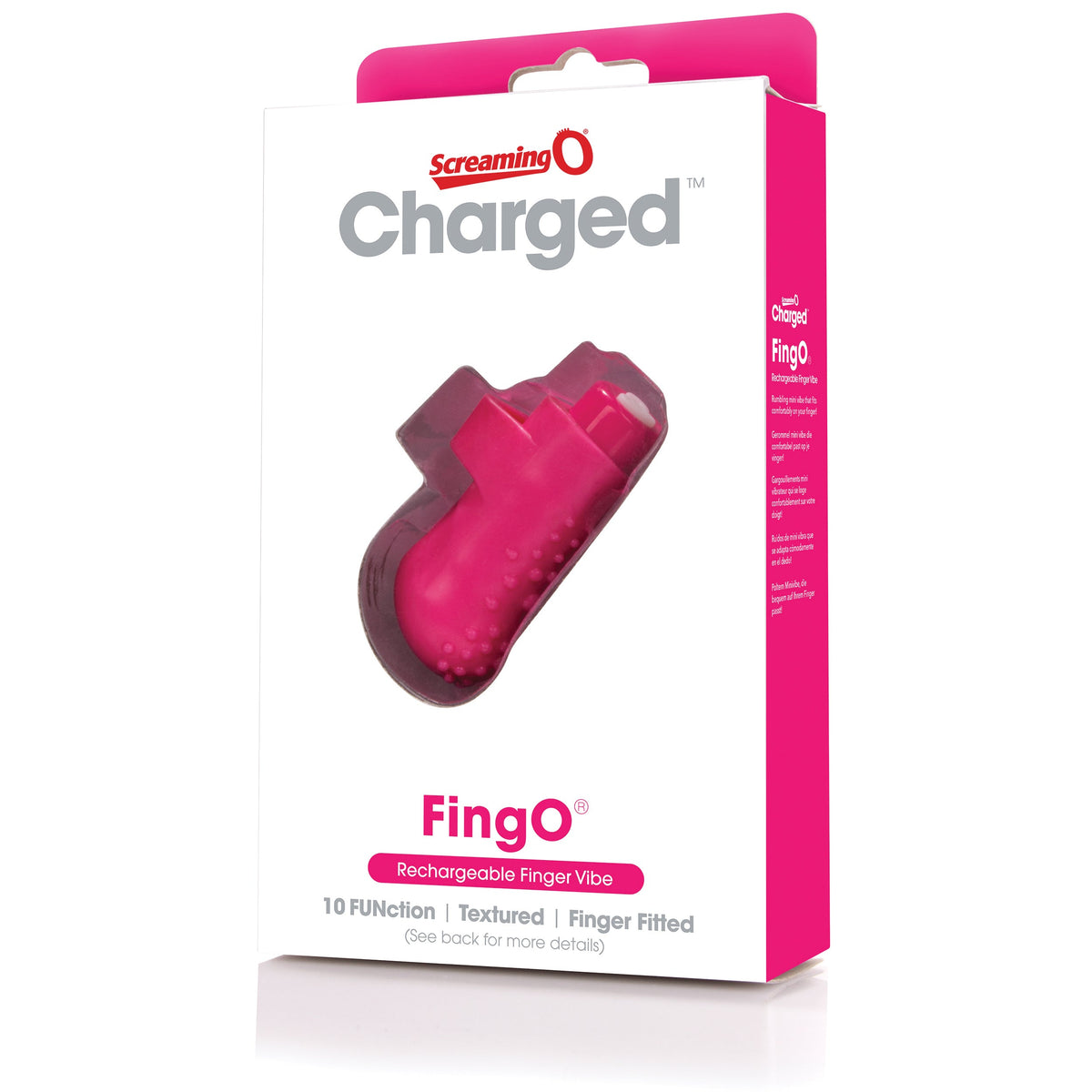 Charged Fing O – Rechargeable Mini Finger Vibrator with Vooom Technology > Vibrators > Finger Vibrators - Tophatter Daily Deals