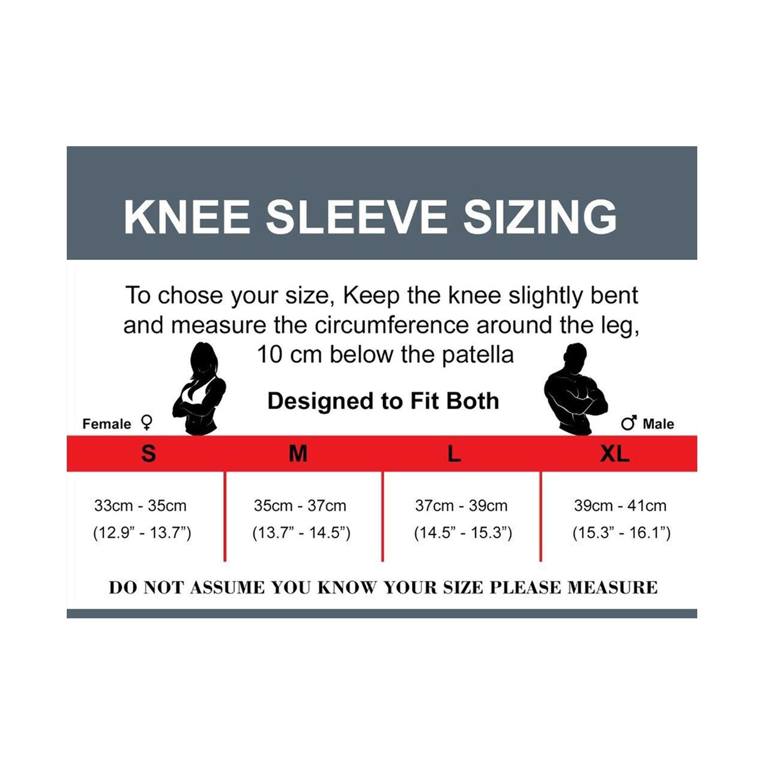 Compressor Knee Sleeve - Knee Sleeve Pair Power Lifting Support Brace Protector Weight Lifting Exercise & Fitness - Tophatter Daily Deals