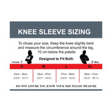 Compressor Knee Sleeve - Knee Sleeve Pair Power Lifting Support Brace Protector Weight Lifting Exercise & Fitness - Tophatter Daily Deals