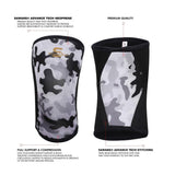 Compressor Knee Sleeve - Knee Sleeve Pair Power Lifting Support Brace Protector Weight Lifting Exercise & Fitness - Tophatter Daily Deals