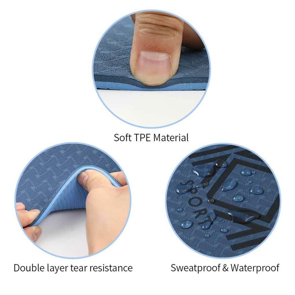 Yoga Knee Pads UK - 6mm Eco-friendly Pilates Exercise Knee Cushion for Yoga Yoga & Pilates - Tophatter Daily Deals