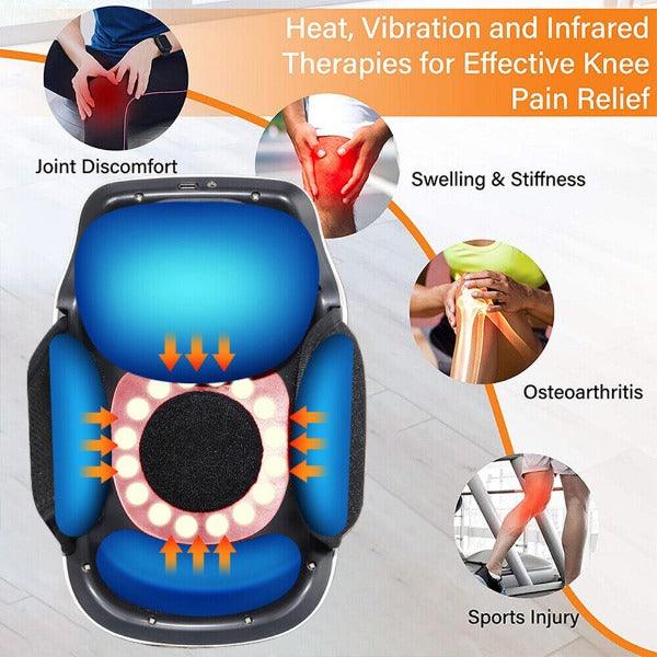 Massagers for Arthritis Knees - Cordless Knee Massager, Infrared Heat and Vibration Knee Pain Relief UK Exercise & Fitness - Tophatter Daily Deals