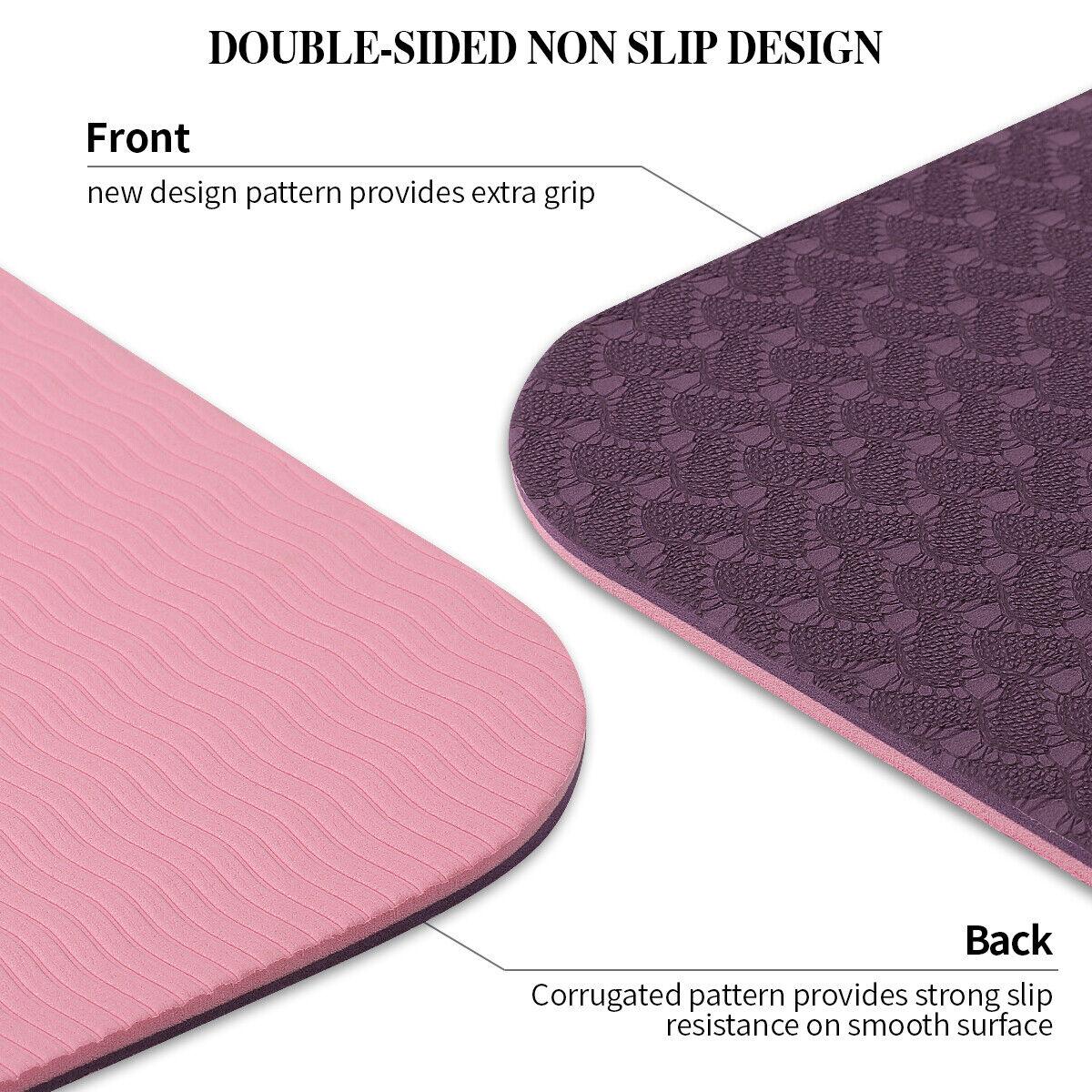 Yoga Knee Pads UK - 6mm Eco-friendly Pilates Exercise Knee Cushion for Yoga Yoga & Pilates - Tophatter Daily Deals