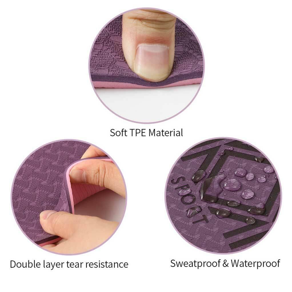 Yoga Knee Pads UK - 6mm Eco-friendly Pilates Exercise Knee Cushion for Yoga Yoga & Pilates - Tophatter Daily Deals