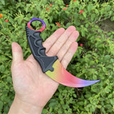 Fade Blunt Blade Karambit Trainer & Balisong Butterfly Knife Trainer 2 in 1 Pack Gift Box - Tophatter Daily Deals