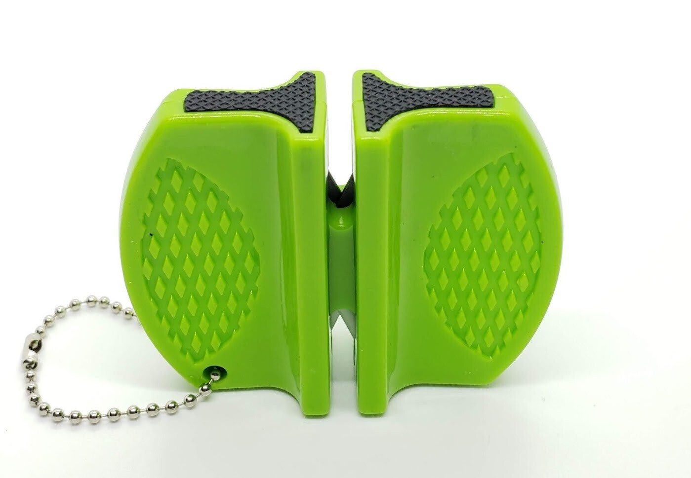 2-Step Knife Sharpener Ceramic and Carbide Sharpening Tool - asst. Green Knife-Accessory - Tophatter Daily Deals