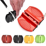 2-Step Knife Sharpener Ceramic and Carbide Sharpening Tool - asst. Knife-Accessory - Tophatter Daily Deals