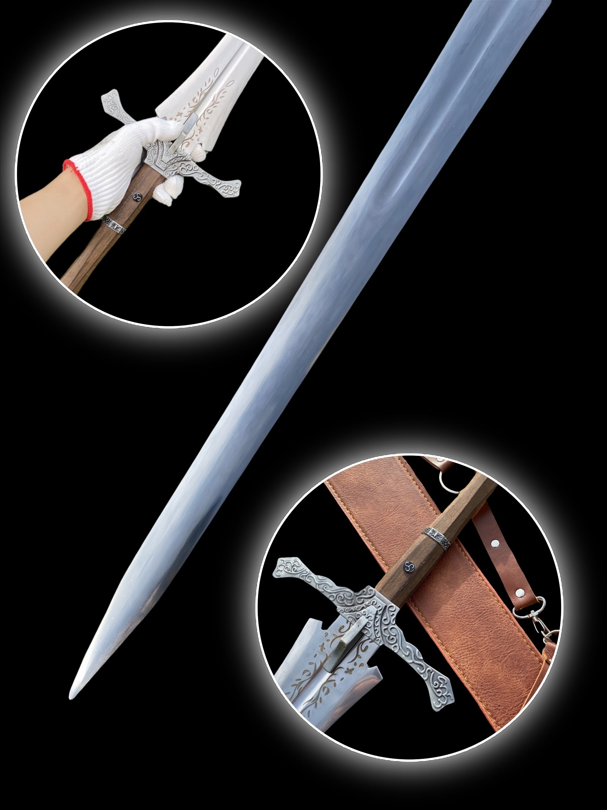 Knight's Greatsword Life-Size Metal Replica - Tophatter Daily Deals