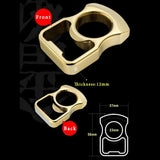 Knuckle Duster Ring Brass Knuckles - Tophatter Daily Deals