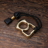 Knuckle Duster Ring Brass Knuckles - Tophatter Daily Deals