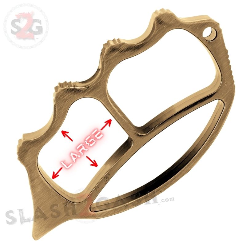 Knuckle Cruncher Steel Paper Weight w/ Spike - Antiqued Brass Belt Buckle - Tophatter Daily Deals