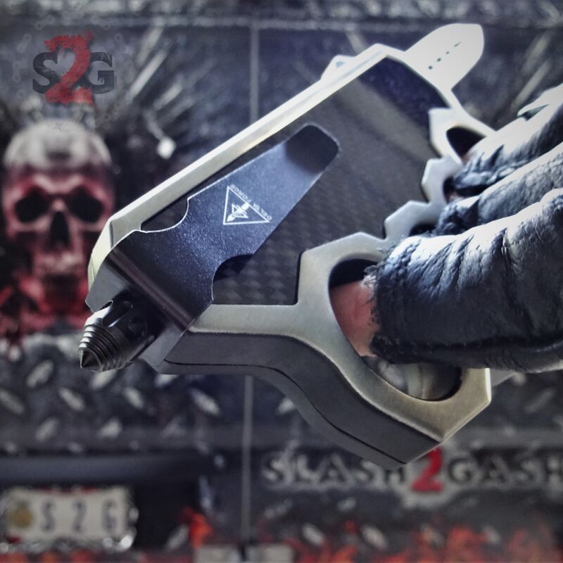 Knuckle OTF Trench Knife D/A Auto Switchblade Dagger w/ Carbon Fiber Knife-OTF - Tophatter Daily Deals