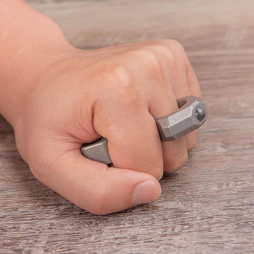 2025 Summer Stonewash Stainless Steel Knuckledusters Brass Knuckles - Tophatter Daily Deals