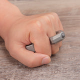 2025 Summer Stonewash Stainless Steel Knuckledusters Brass Knuckles - Tophatter Daily Deals