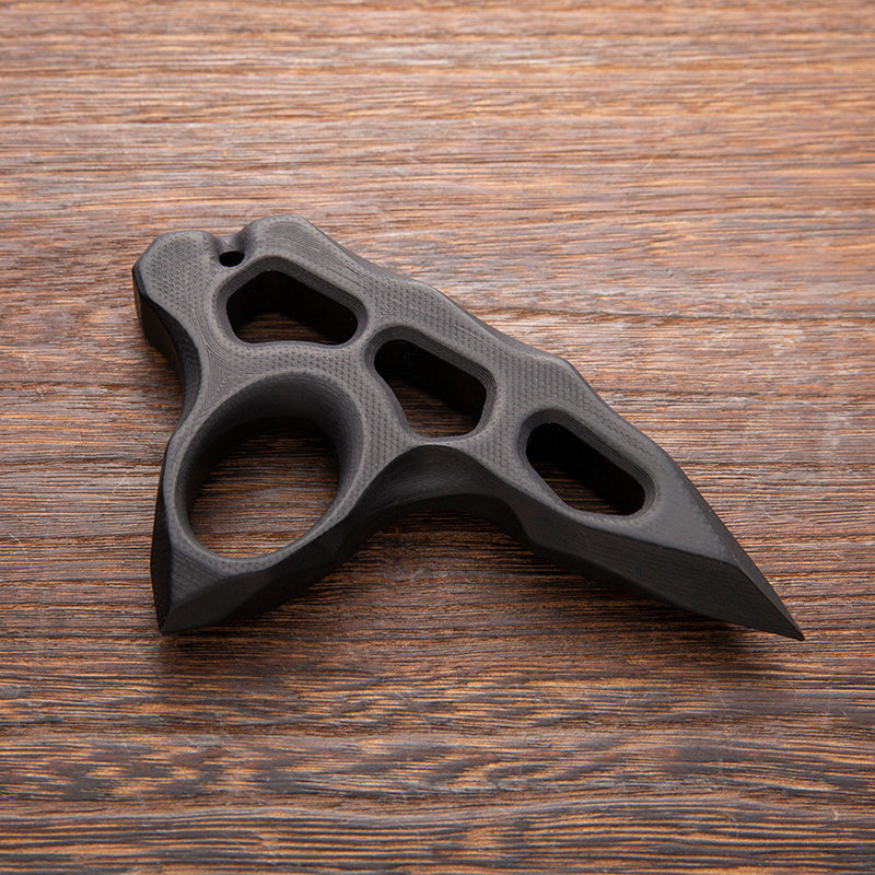 G10 Glass Fiber No Metal Knuckles For Self Defense Brass Knuckles - Tophatter Daily Deals