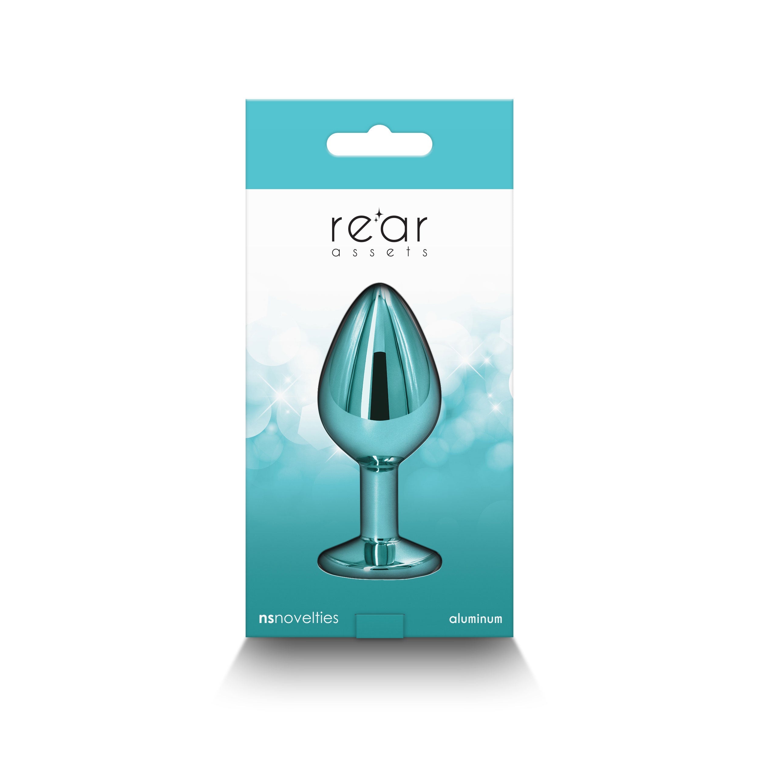 Rear Assets Medium (Teal) 8.2 cm Metal Butt Plug > Anal Range > Jewel Butt Plugs - Tophatter Daily Deals