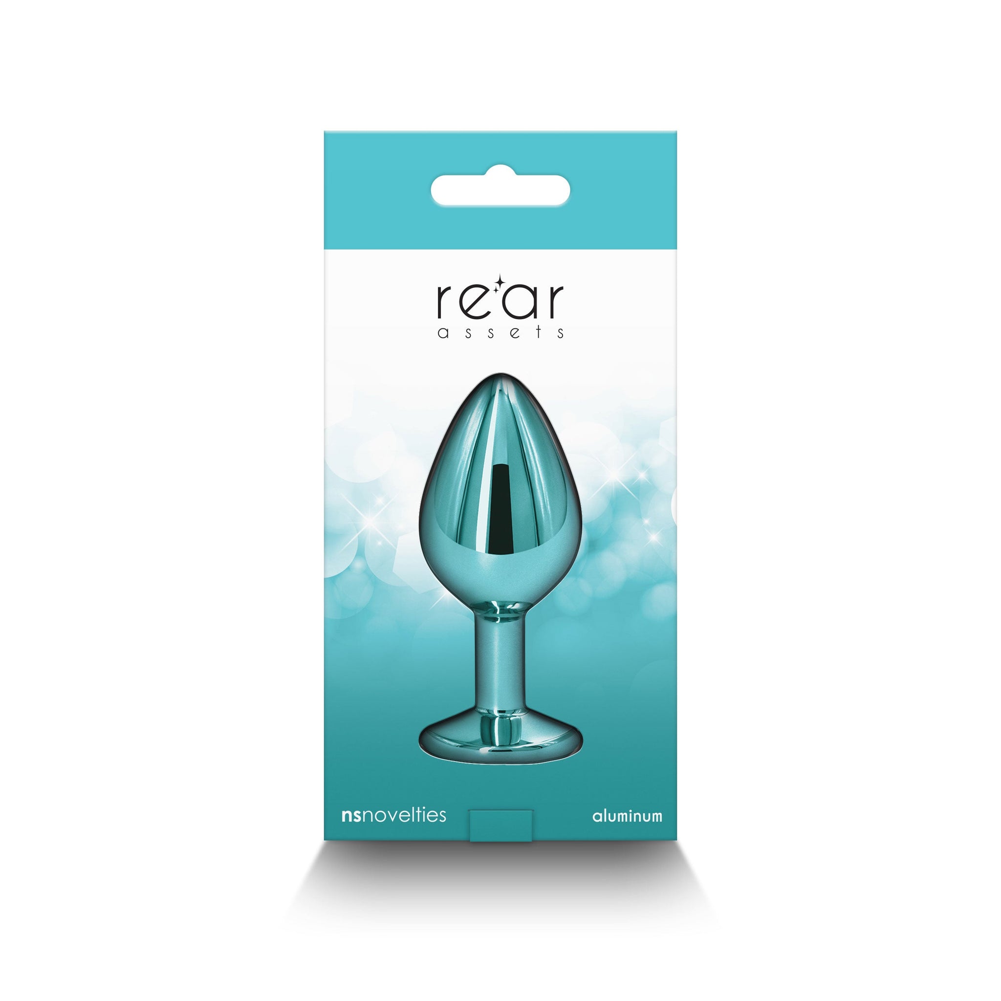 Rear Assets Medium (Teal) 8.2 cm Metal Butt Plug > Anal Range > Jewel Butt Plugs - Tophatter Daily Deals