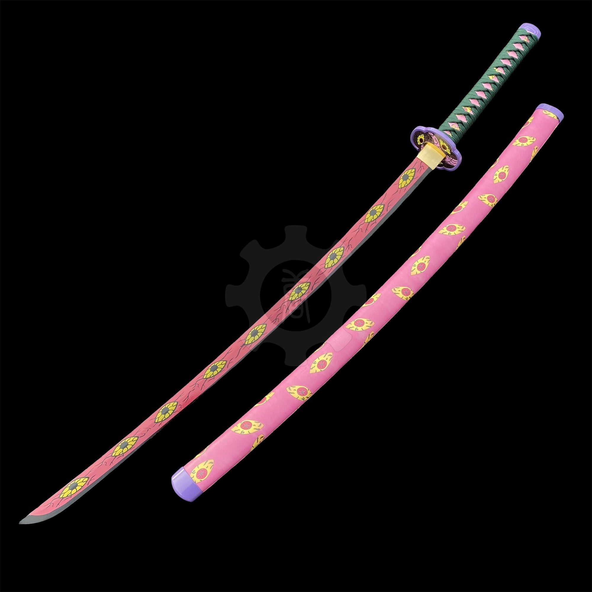 Kokushibo Katana Nichirin Sword 1045 Carbon Steel Version - Tophatter Daily Deals