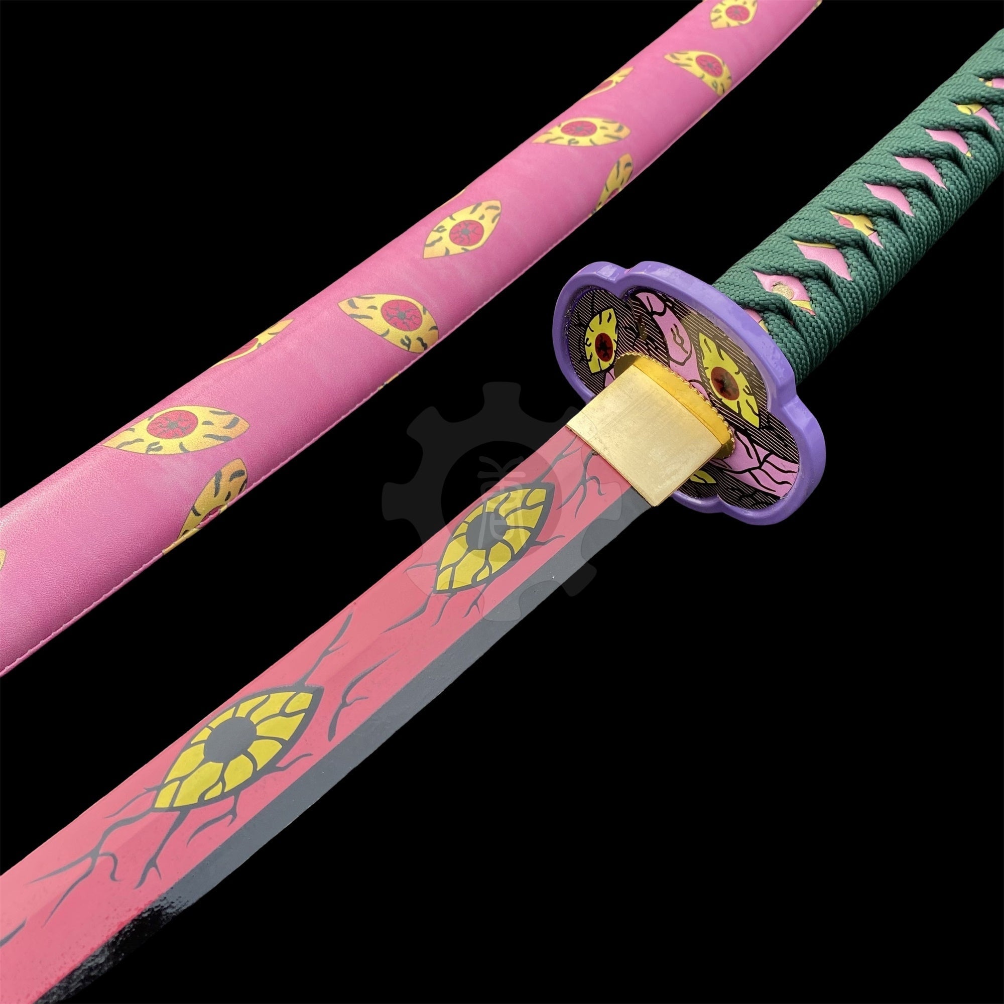 Kokushibo Katana Nichirin Sword 1045 Carbon Steel Version - Tophatter Daily Deals