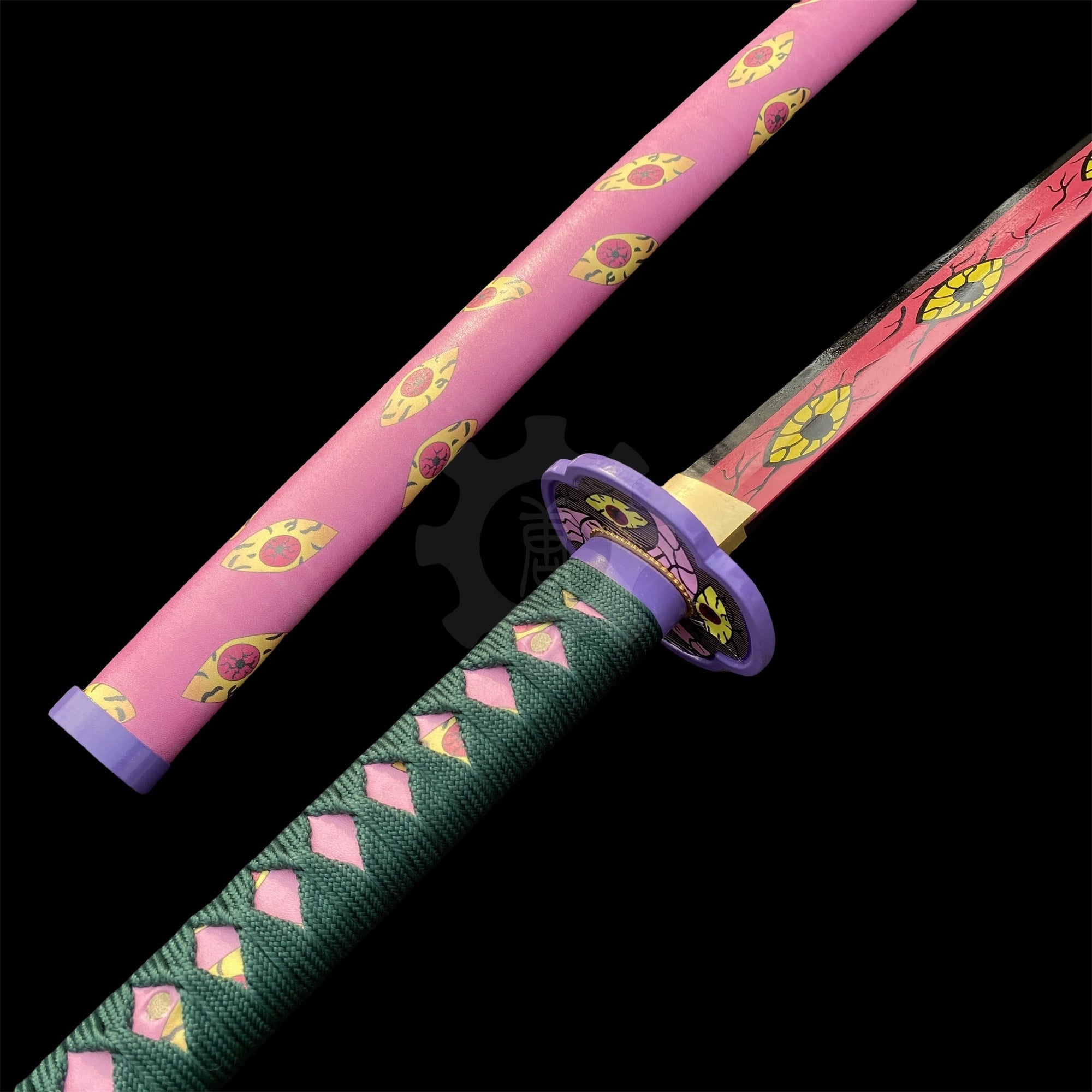 Kokushibo Katana Nichirin Sword 1045 Carbon Steel Version - Tophatter Daily Deals