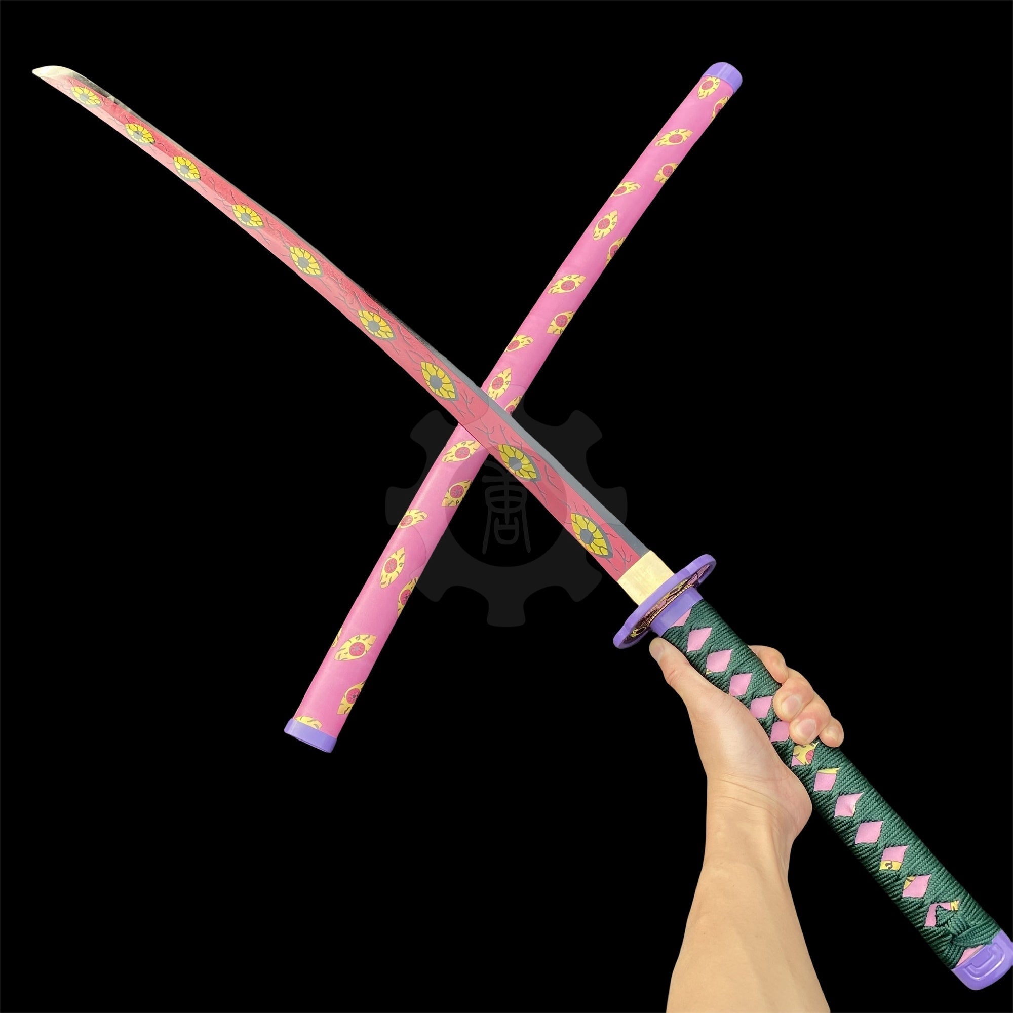 Kokushibo Katana Nichirin Sword 1045 Carbon Steel Version - Tophatter Daily Deals